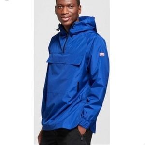 Hunter Target Mens Blue Pullover Rain Coat